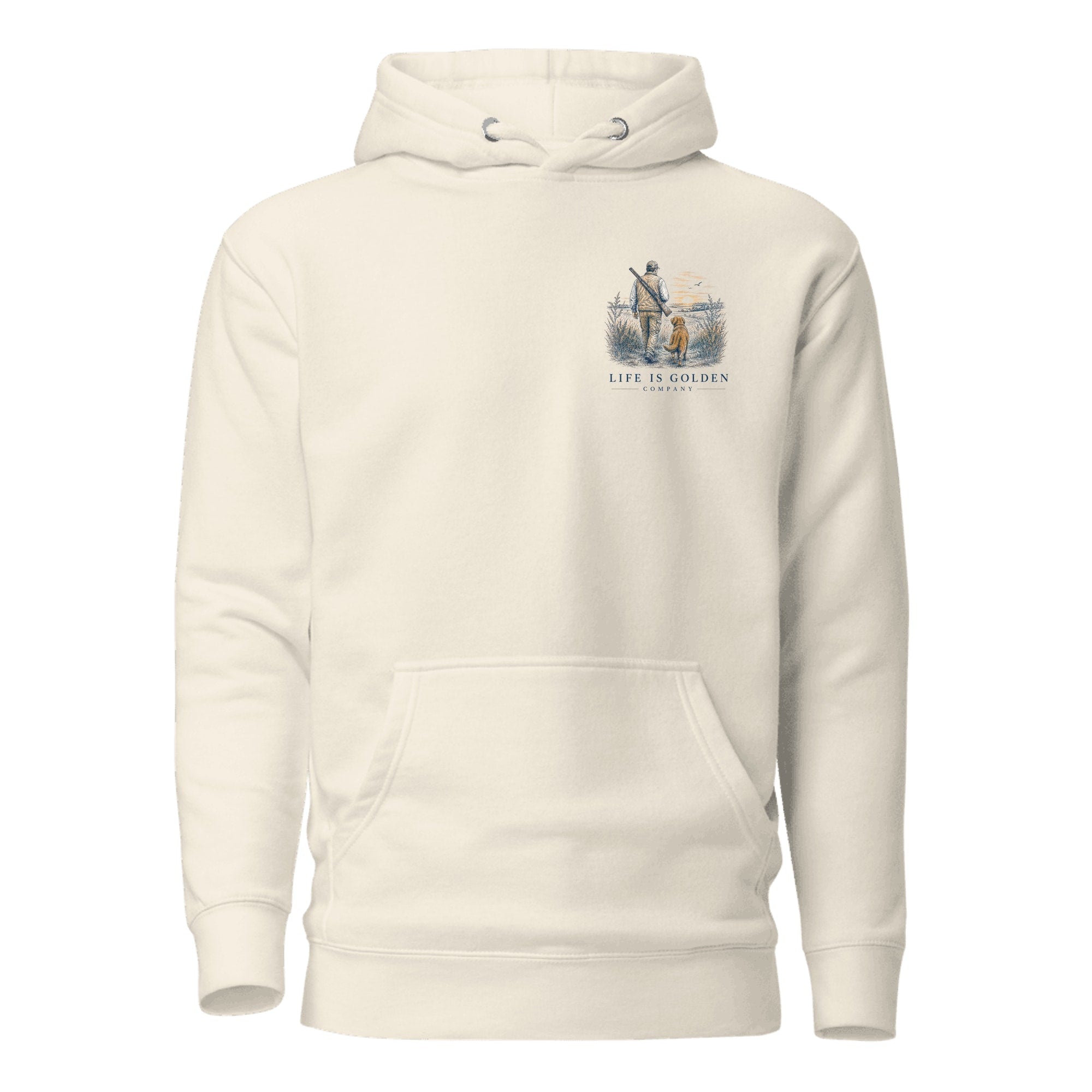 The First Light Hoodie — Oatmeal Heather (front)