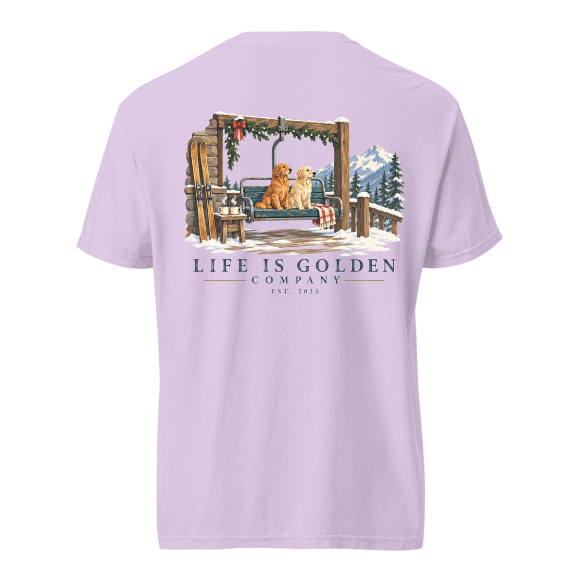 First Chair Heavyweight Tee — Orchid