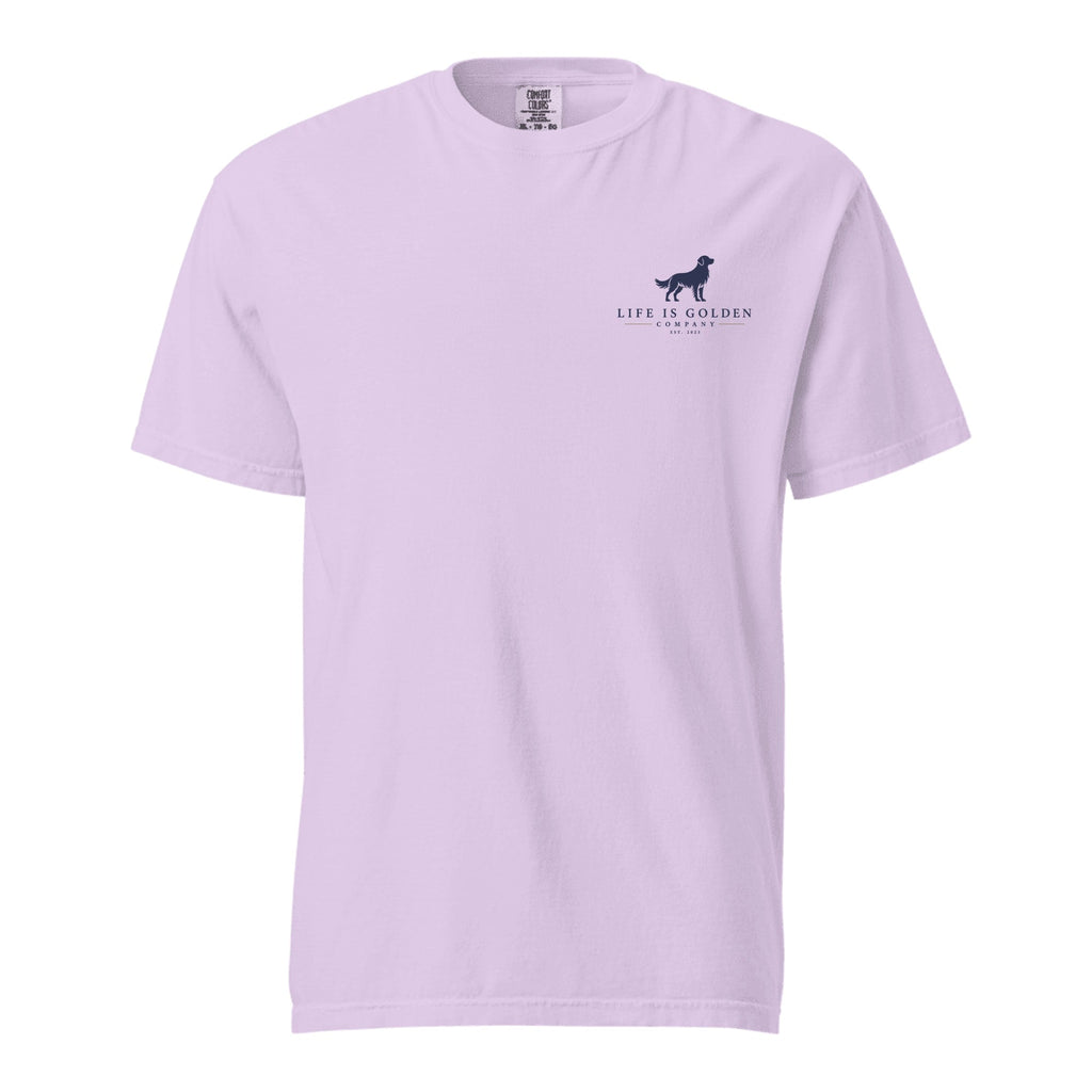 First Chair Heavyweight Tee — Orchid (front)