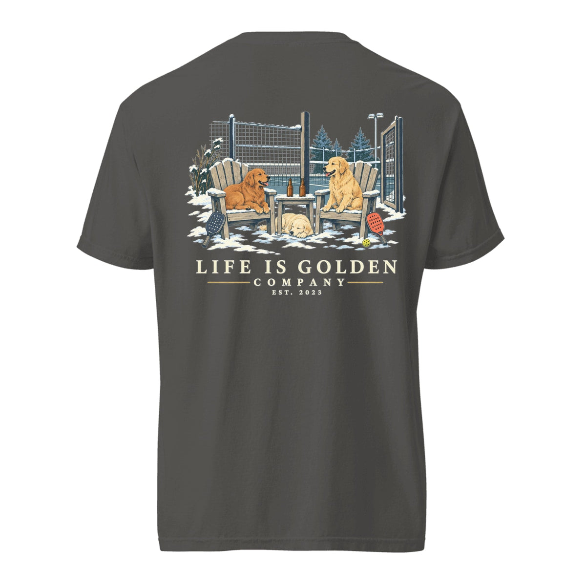 After Paddle Heavyweight Tee — Pepper