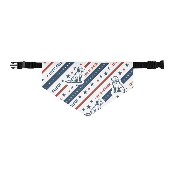 Liberty Dog Bandana with clips