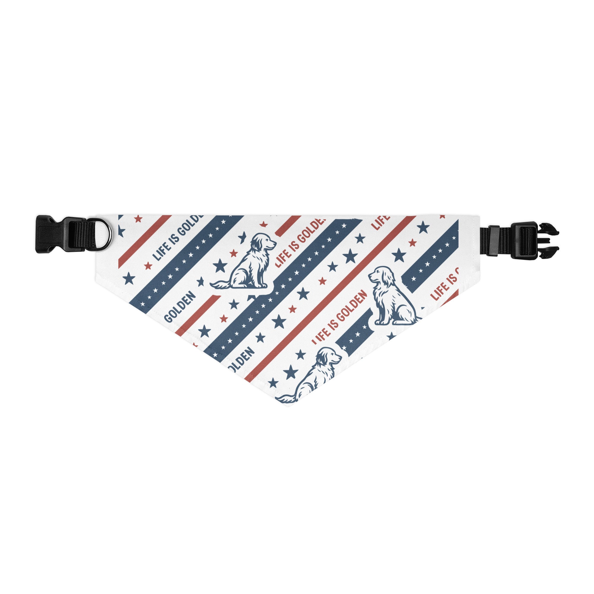 Liberty Dog Bandana with clips