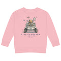 The Cosmic Rover Kids Crewneck — Pink