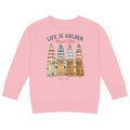 The Umbrella Line Toddler Crewneck — Pink
