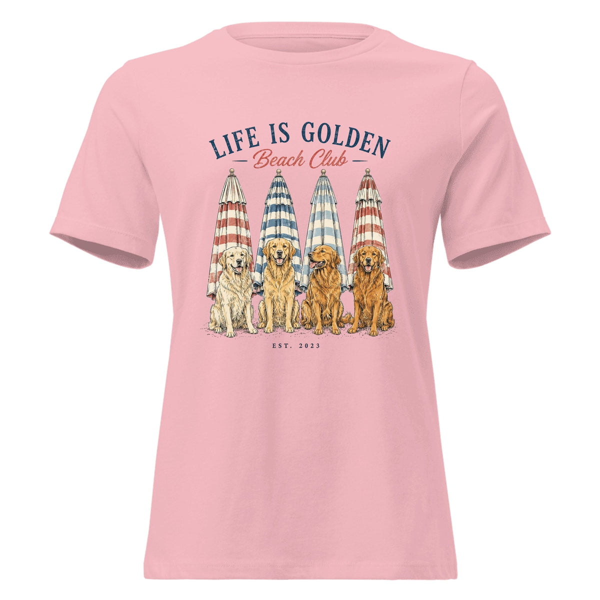 The Umbrella Line Women's Tee — Pink