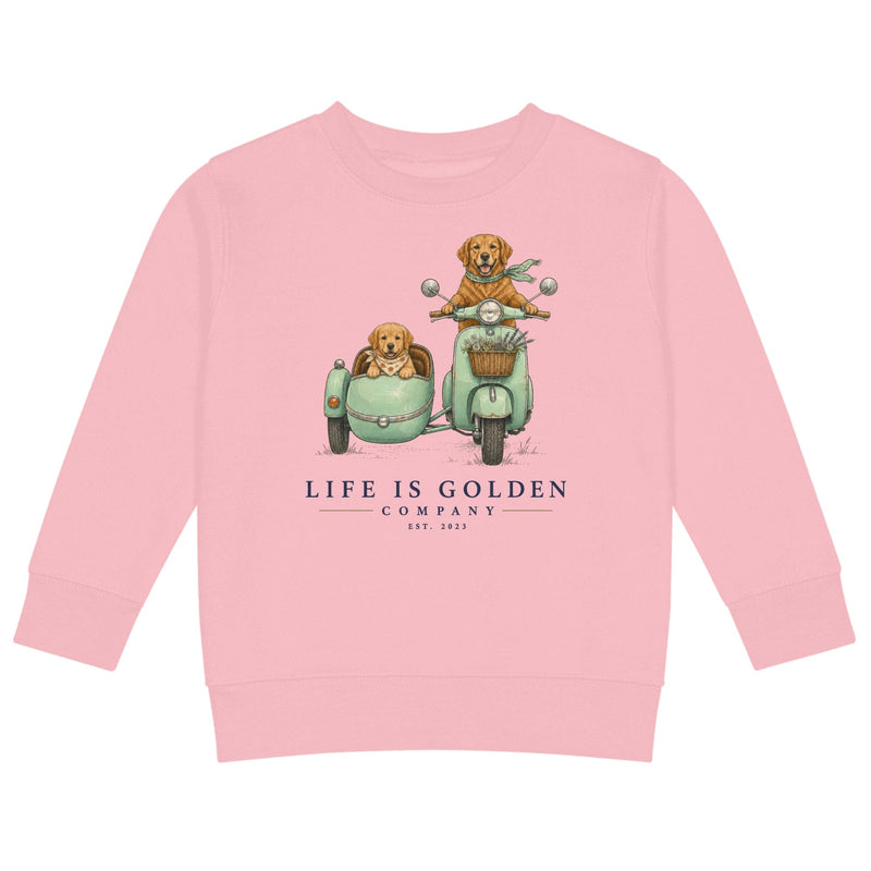 The Sidecar Run Toddler Crewneck