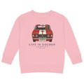 The Pony Run Kids Crewneck — Pink