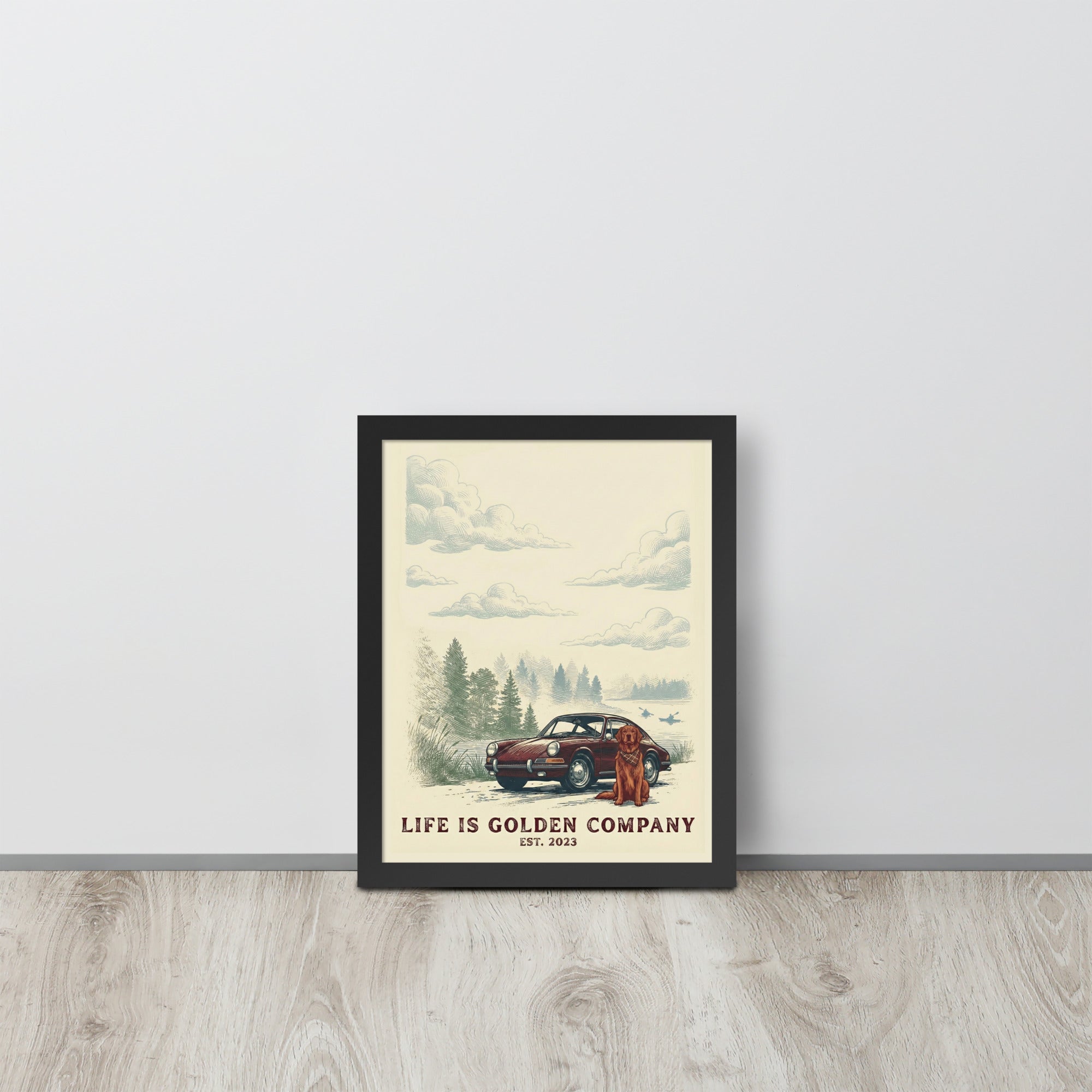 The '68 Framed photo paper poster