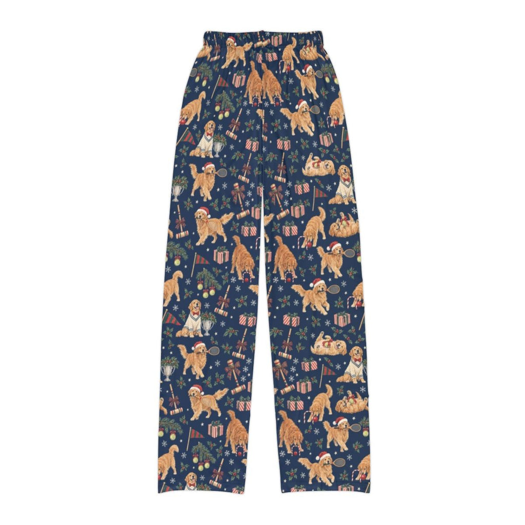 Christmas at the Club Kids' Lounge Pants — Flat back