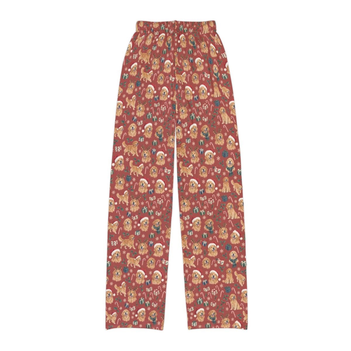 Santa Paws Kids' Lounge Pants — Flat back