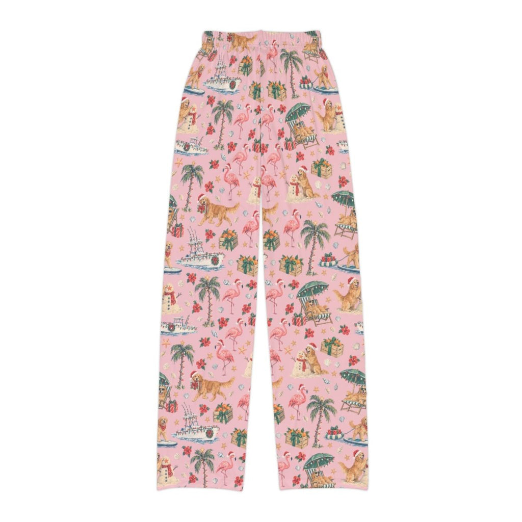 Sunshine State Santa Kids' Lounge Pants — Flat back