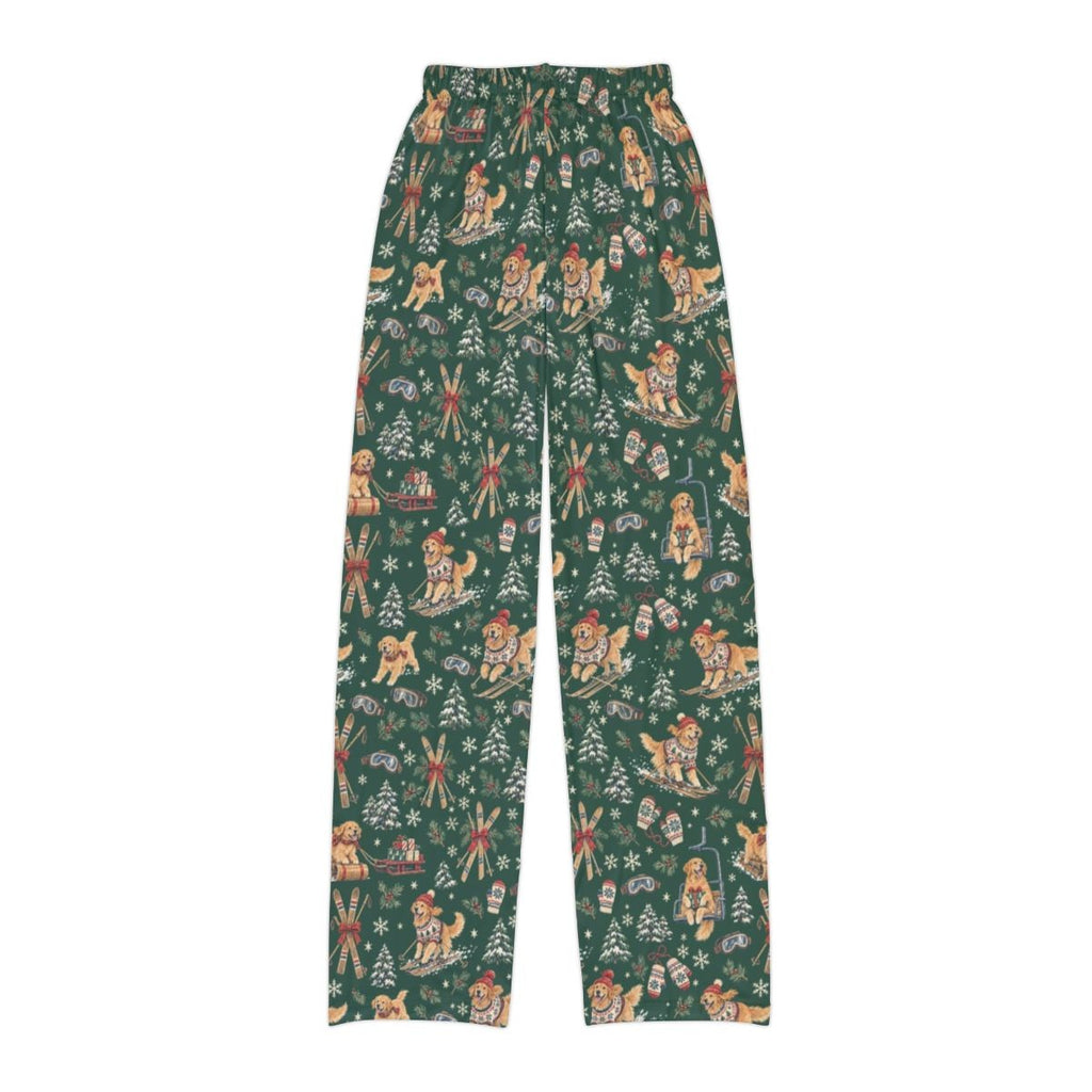 Après-Ski Goldens Kids' Lounge Pants — Flat back