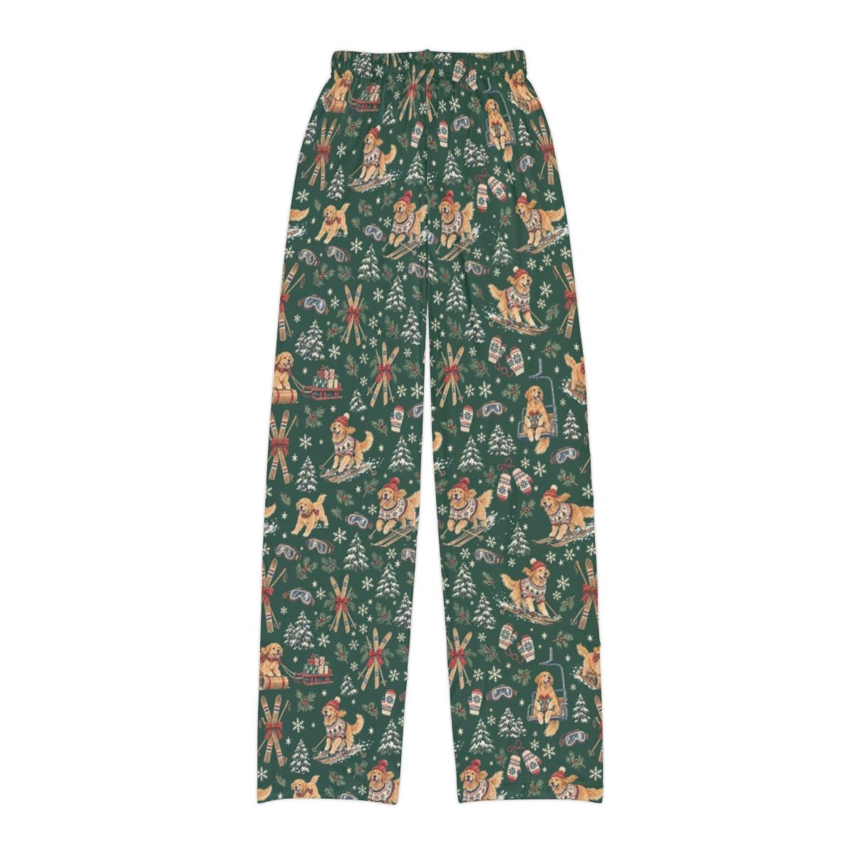 Après-Ski Goldens Kids' Lounge Pants — Flat back