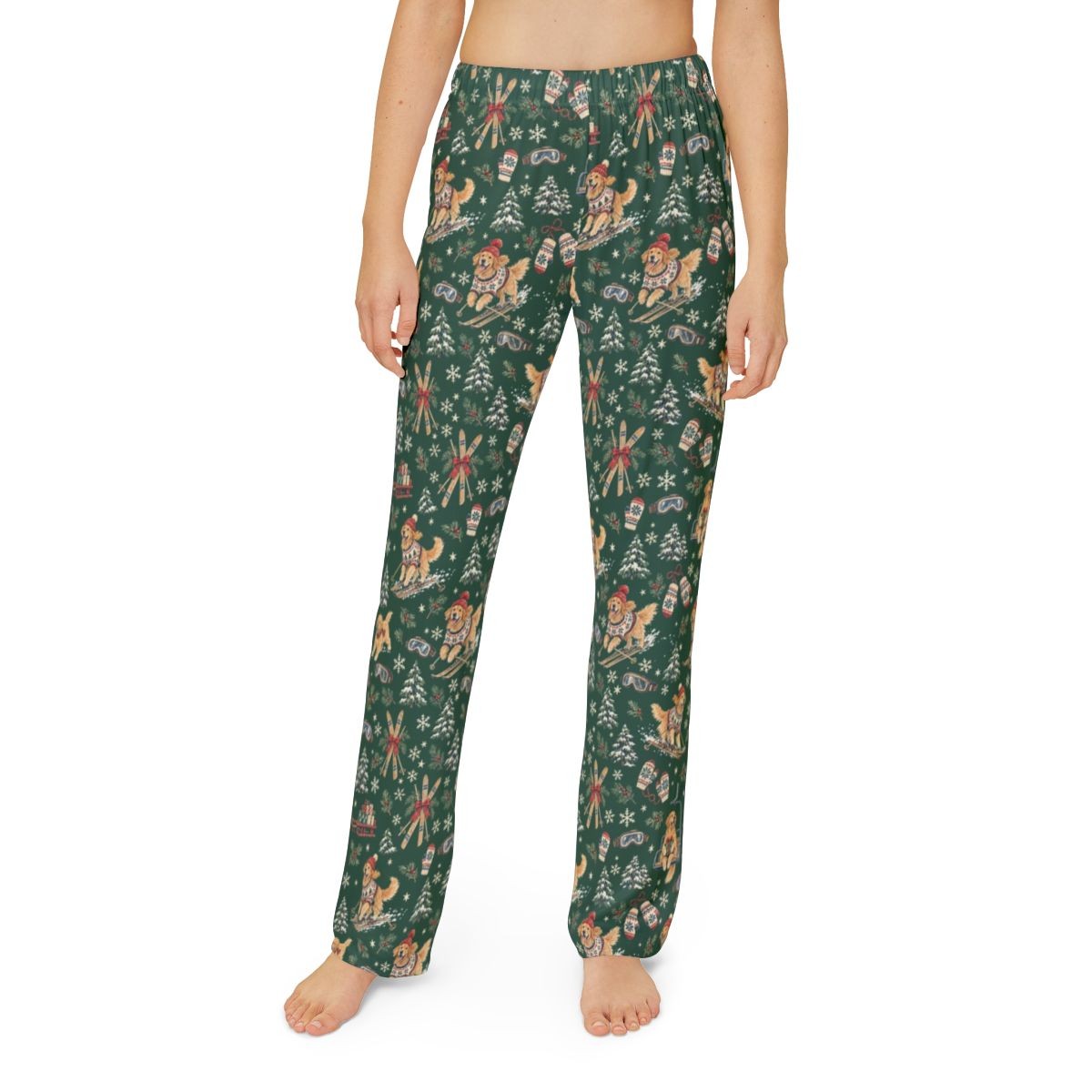 Après-Ski Goldens Kids' Lounge Pants — Model front