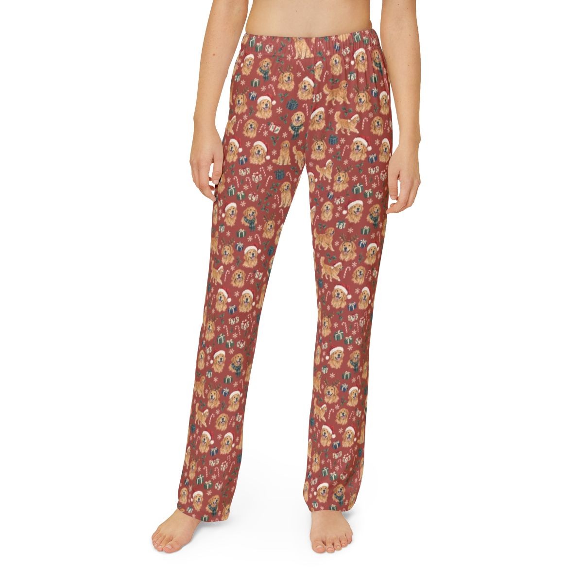 Santa Paws Kids' Lounge Pants — Model front