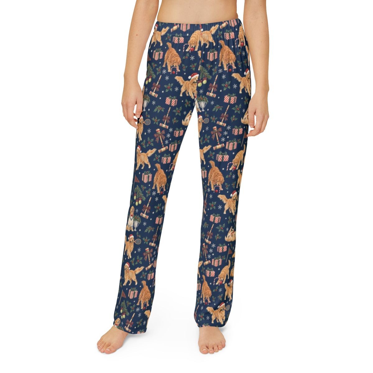 Christmas at the Club Kids' Lounge Pants — Model front