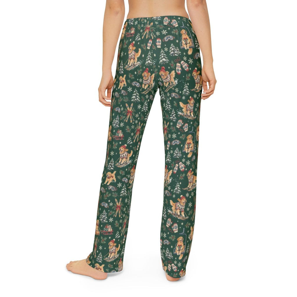 Après-Ski Goldens Kids' Lounge Pants — Model back