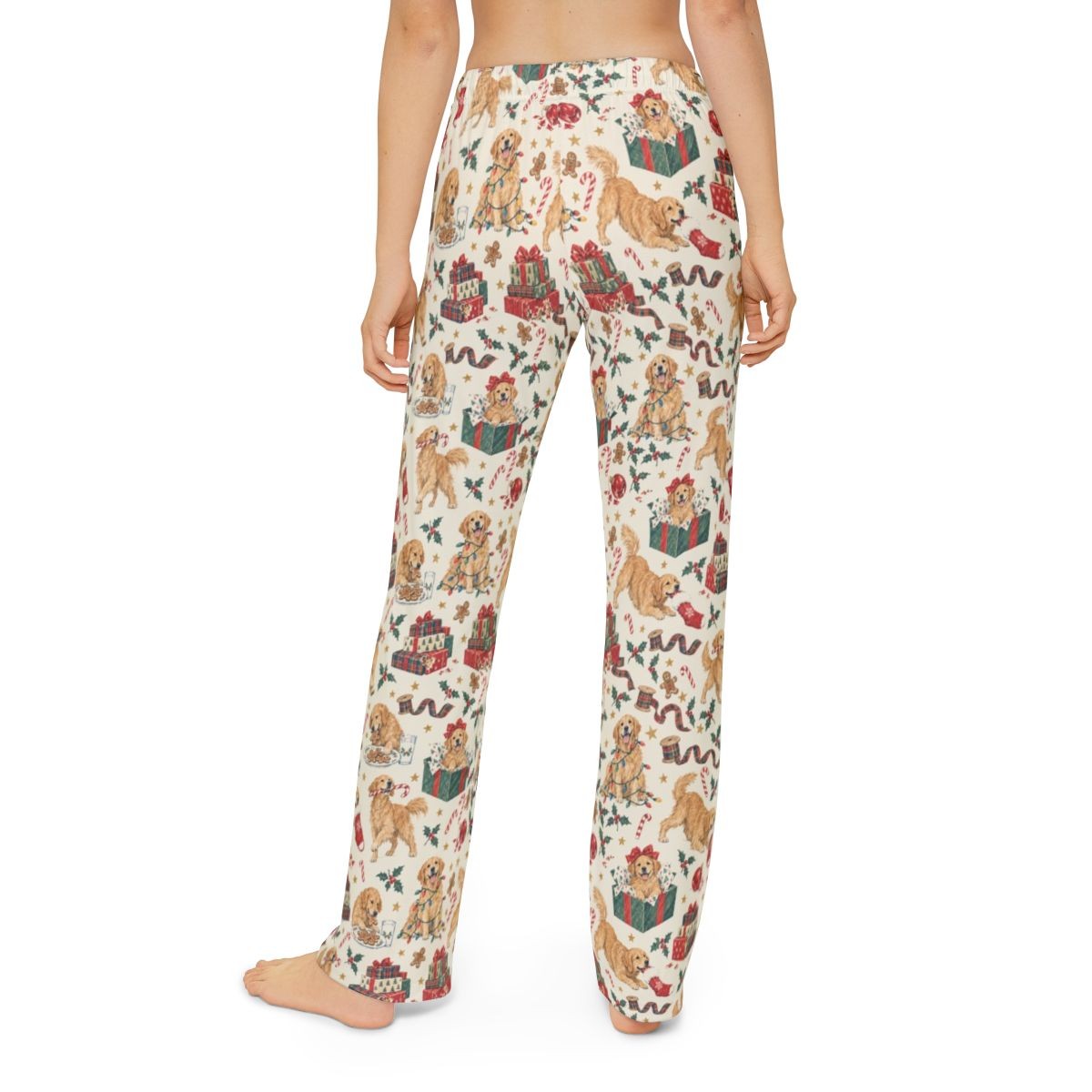 Naughty & Nice Kids' Lounge Pants — Model back