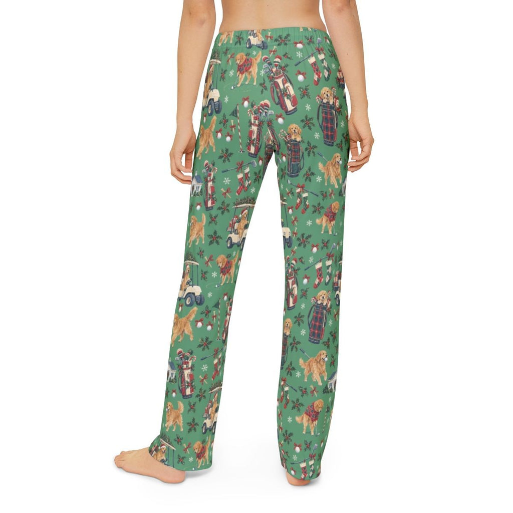 Holiday Rounds Kids' Lounge Pants — Model back