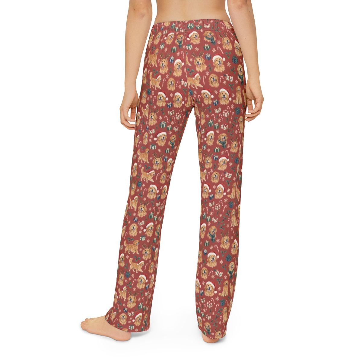 Santa Paws Kids' Lounge Pants — Model back