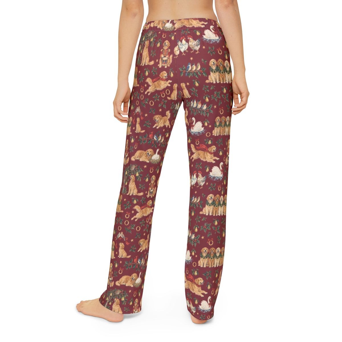 Five Golden Rings Kids' Lounge Pants — Model back