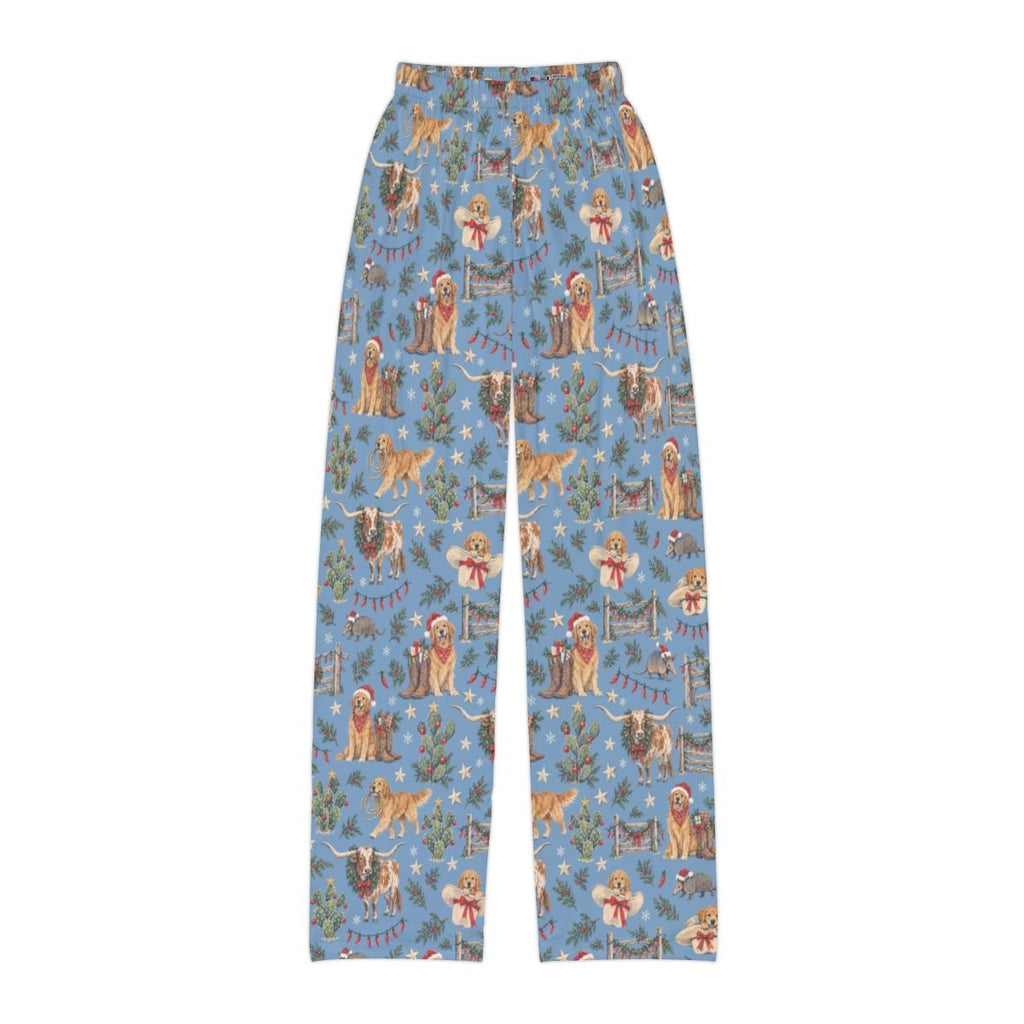 Lone Star Christmas Kids' Lounge Pants — Flat front