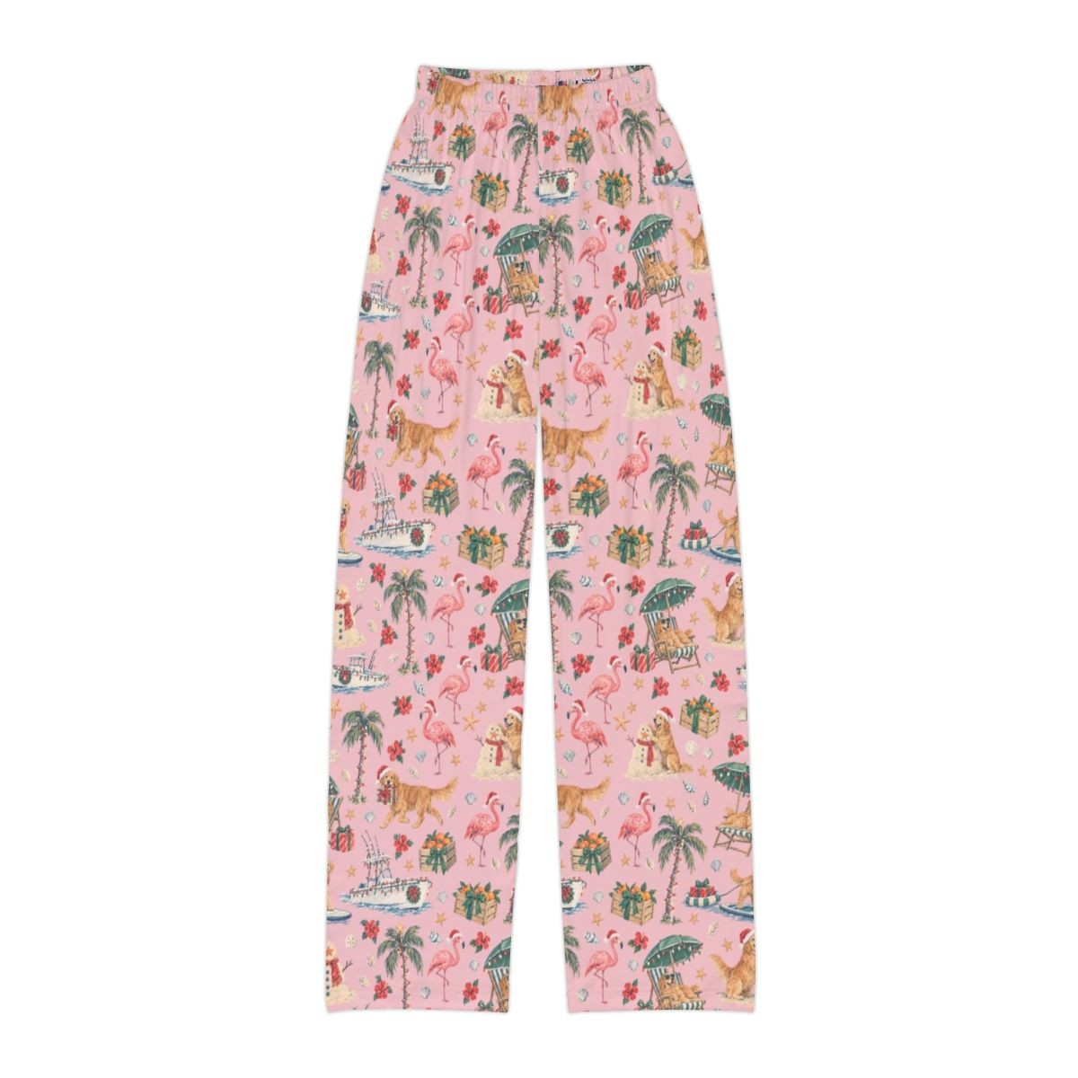 Sunshine State Santa Kids' Lounge Pants — Flat front