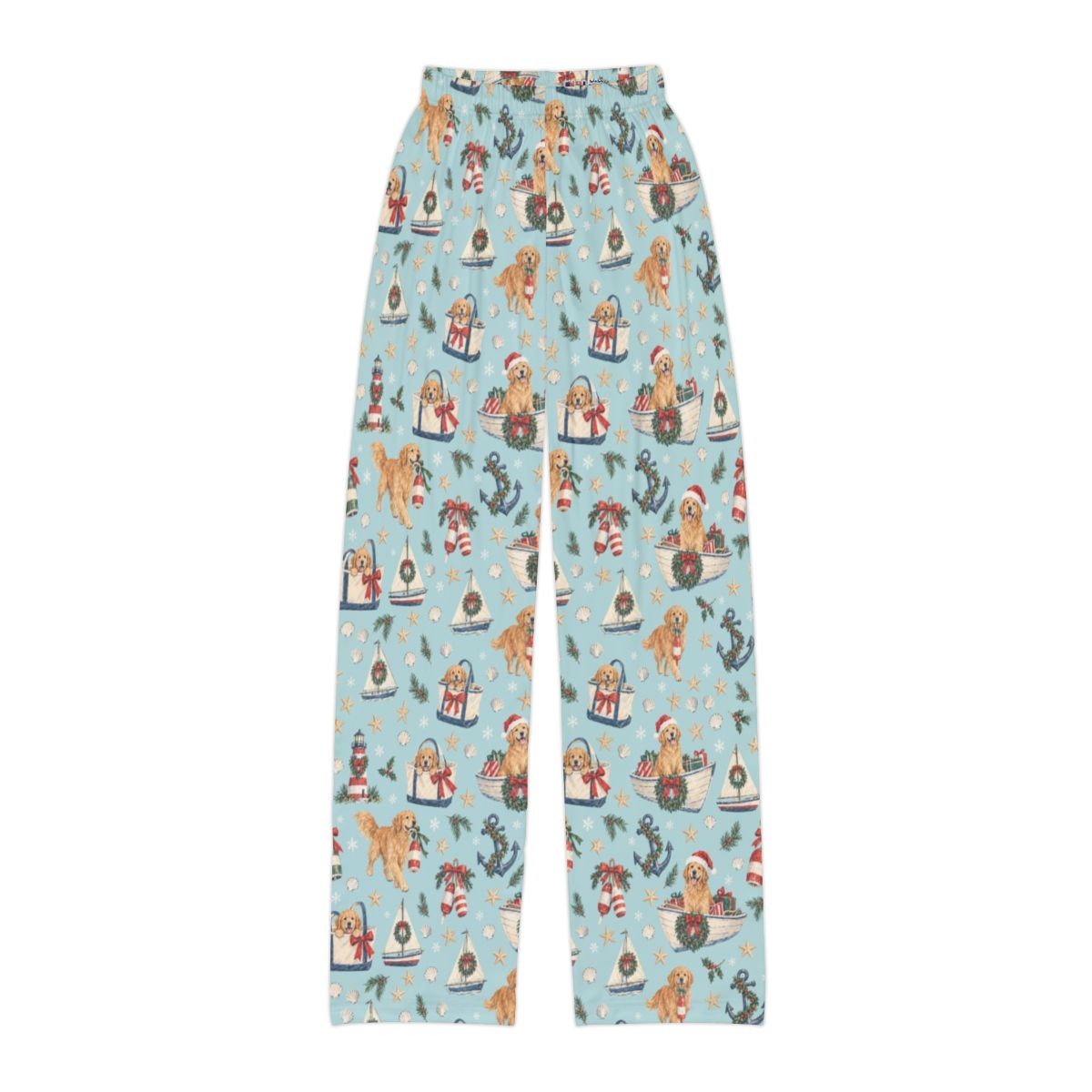Holiday Harbor Kids' Lounge Pants — Flat front