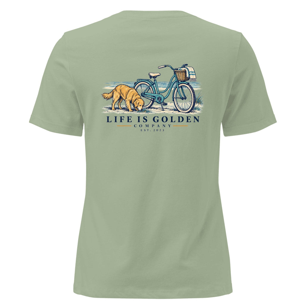 Beach Cruiser Women's Relaxed Tee — Sage