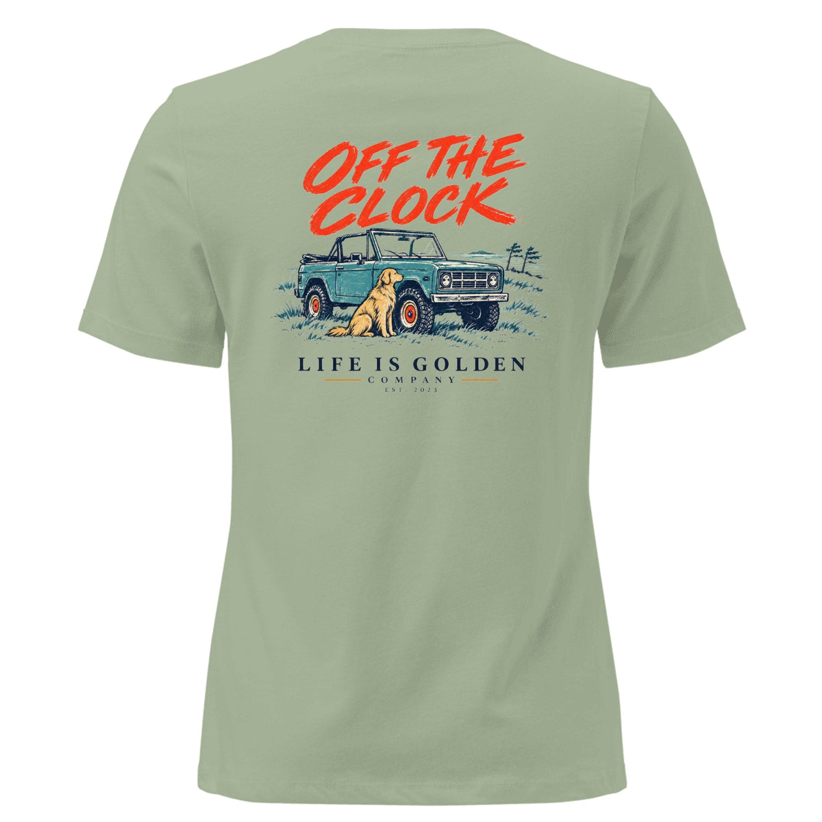 Off the Clock Women's Relaxed Tee — Sage