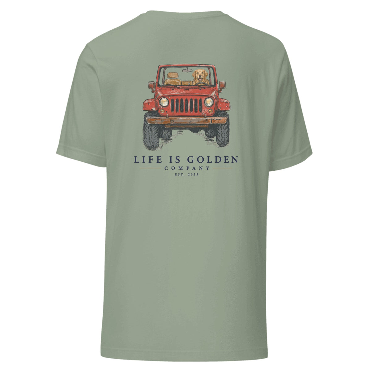 The Top-Down Run Tee — Sage