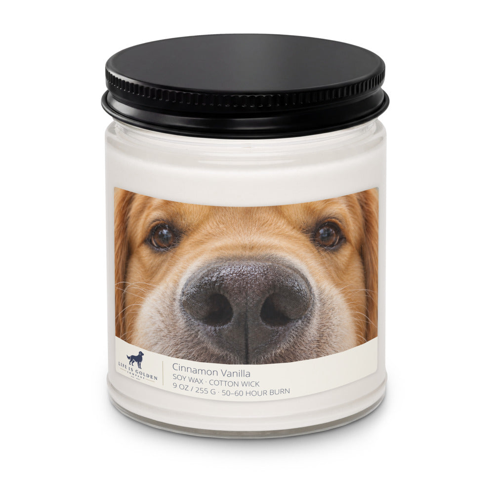 Golden Boop — Traditional Gold Cinnamon Vanilla Candle — Cinnamon Vanilla (view 2)