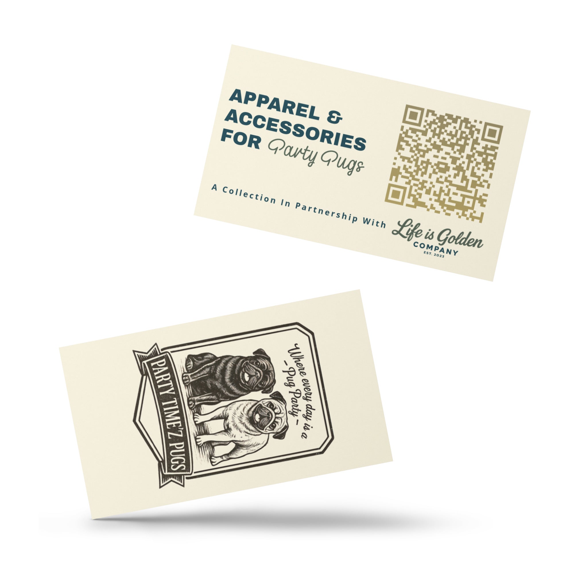 Party Time'Z Pugs Referral Cards