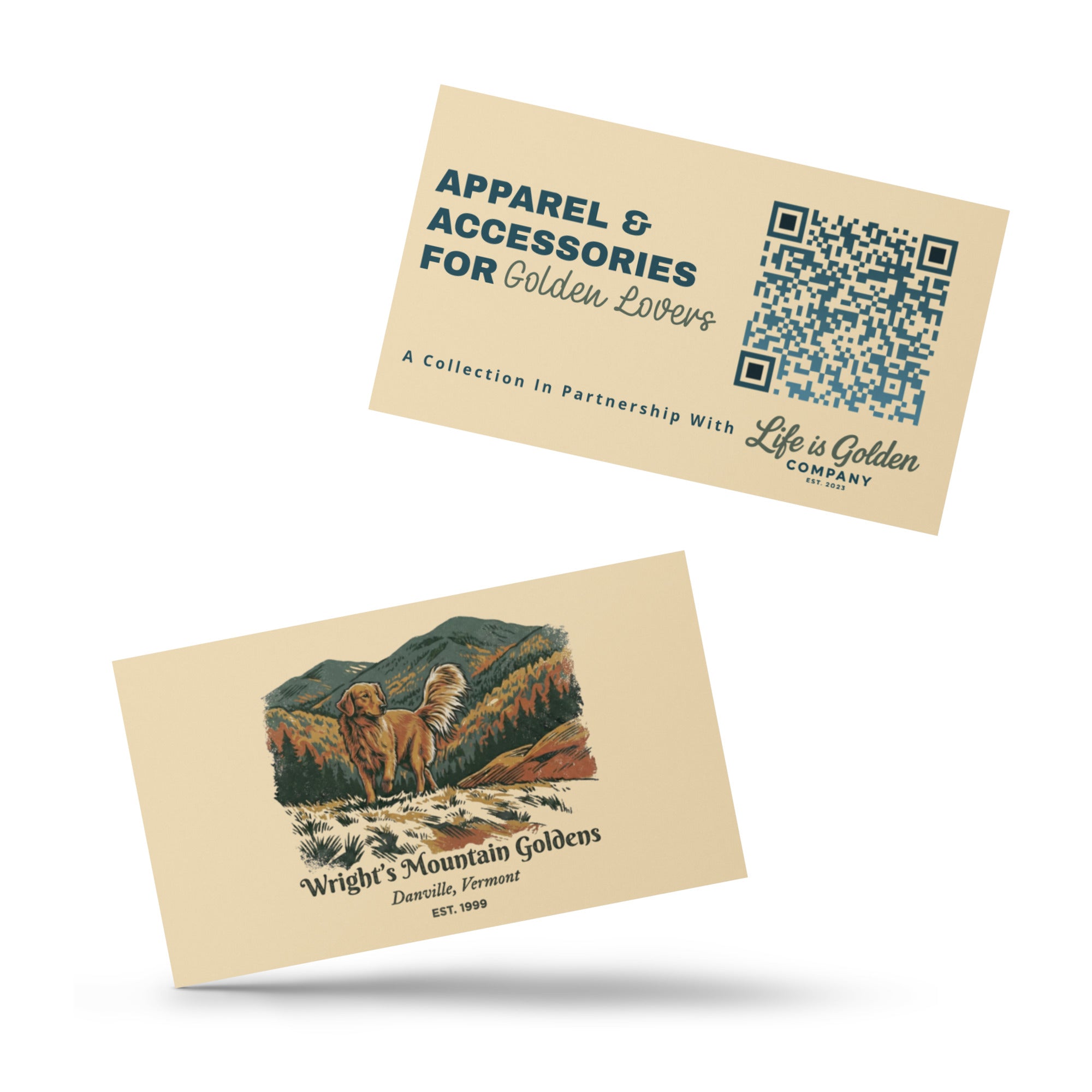 Wright's Mountain Goldens Referral Cards