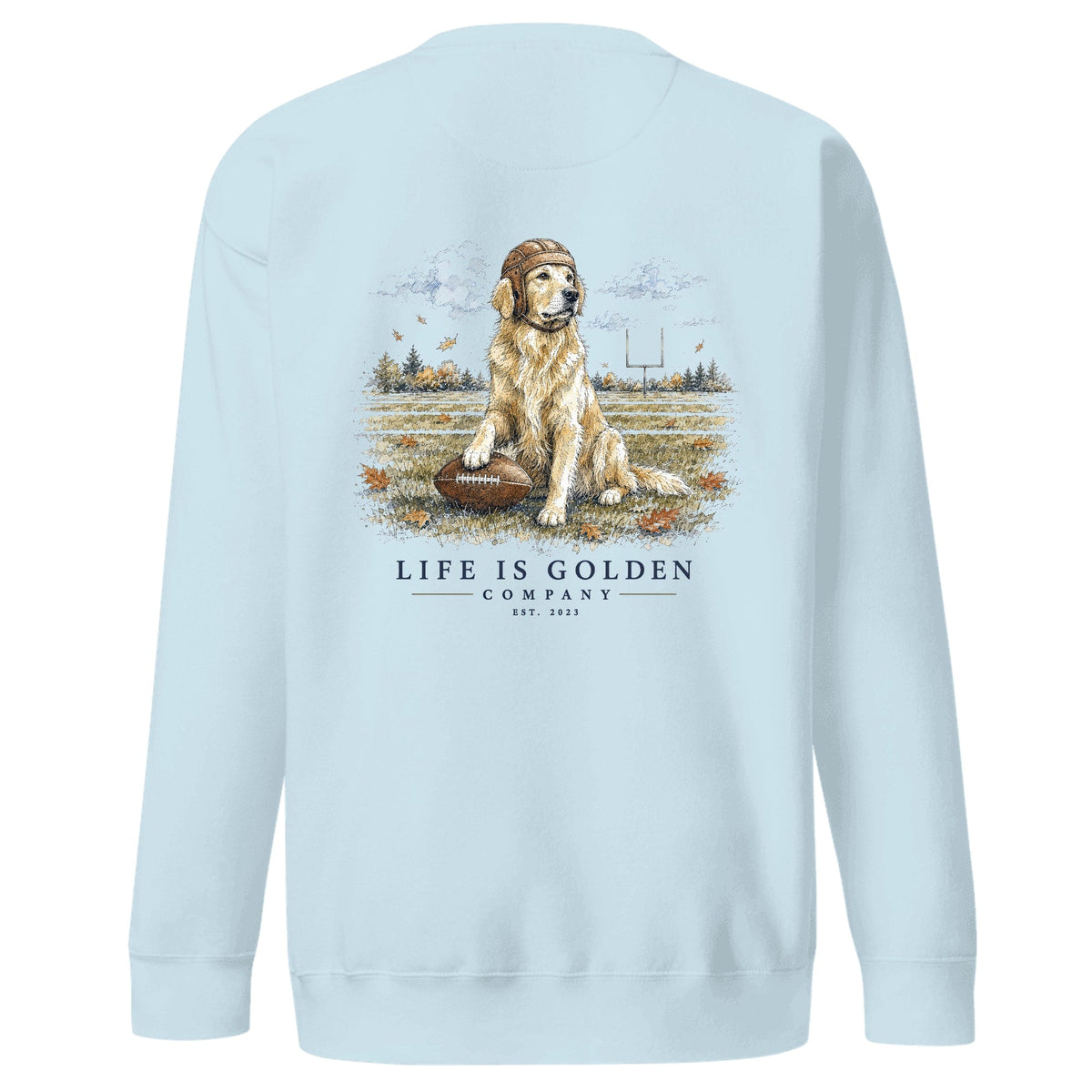 The Friday Night Lights Crewneck — Sky Blue