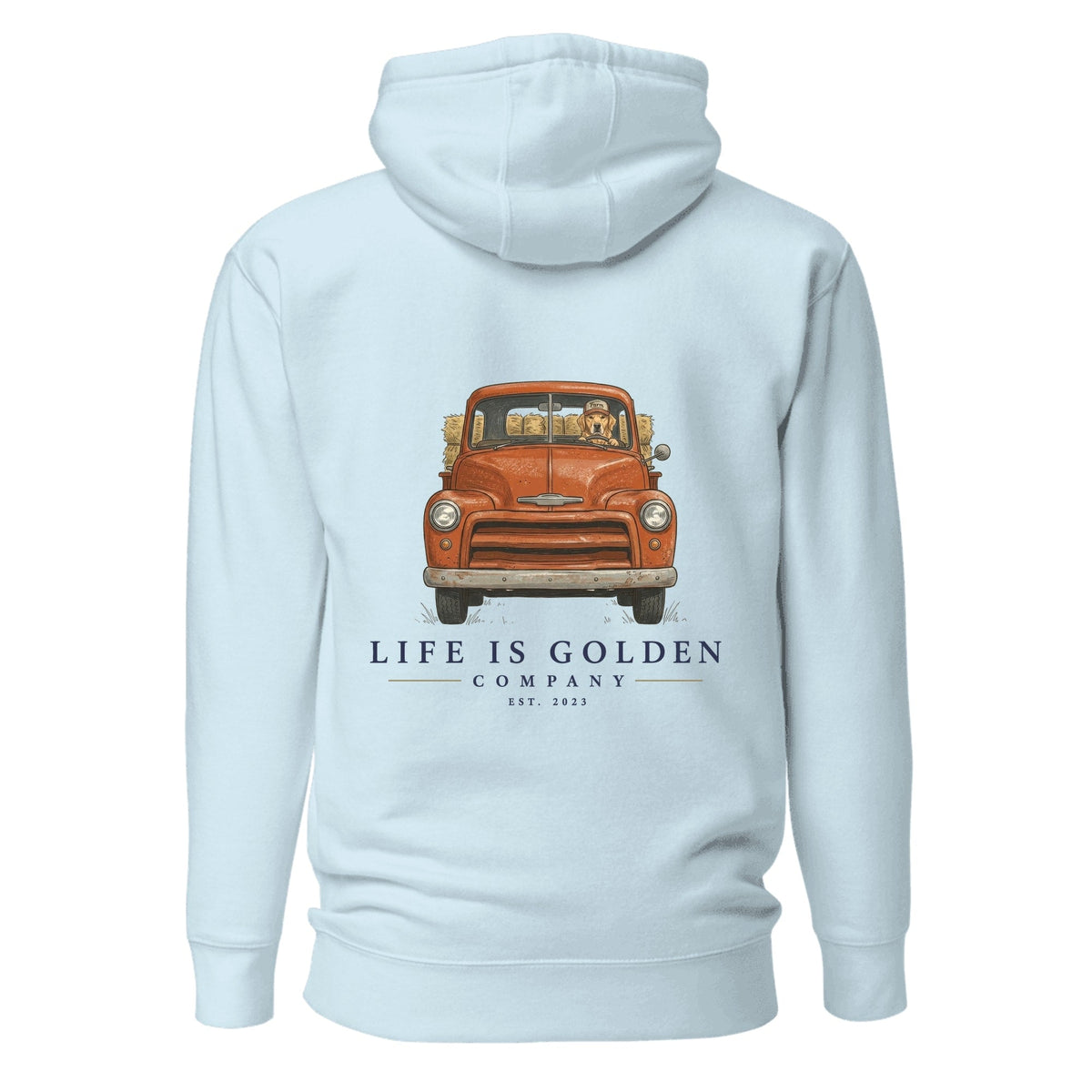 The Barn Chore Hoodie — Sky Blue