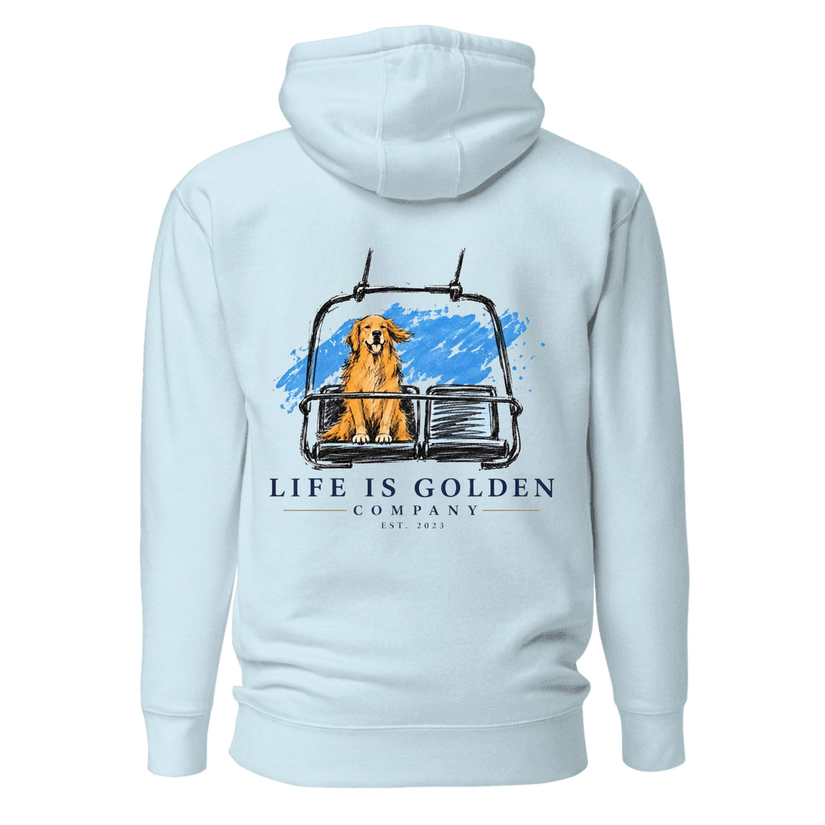 One More Lap Hoodie — Sky Blue