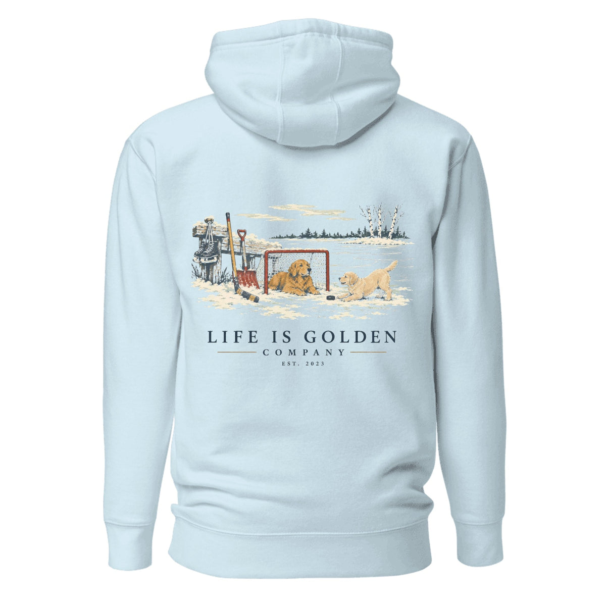 Pondside Intermission Hoodie — Sky Blue