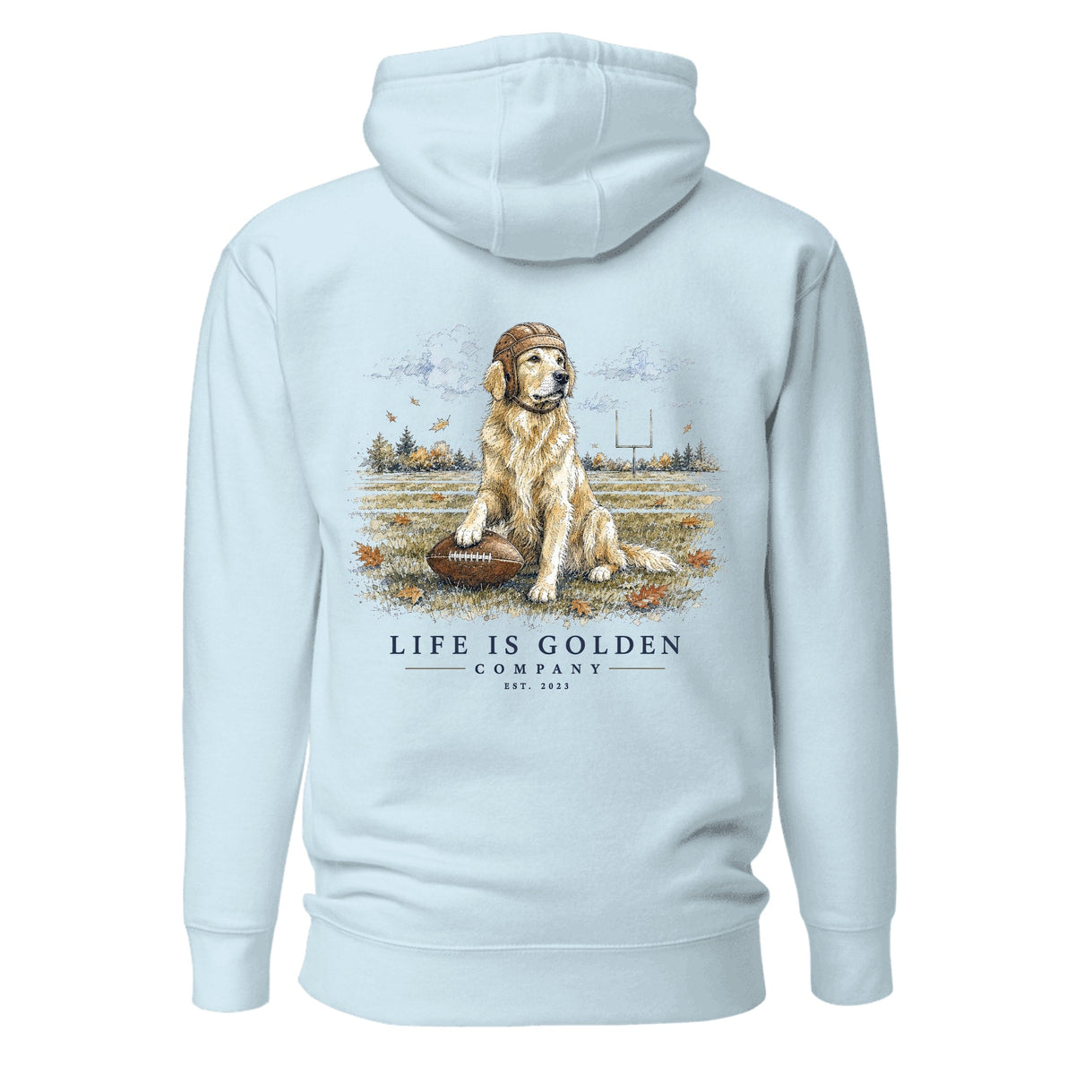 The Friday Night Lights Hoodie — Sky Blue