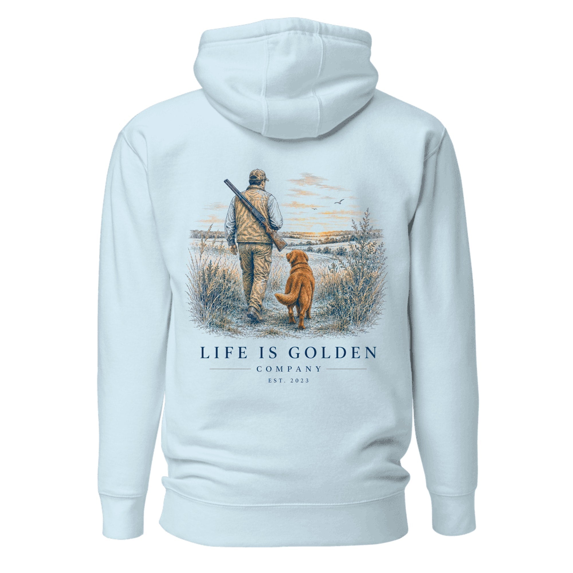 The First Light Hoodie — Sky Blue