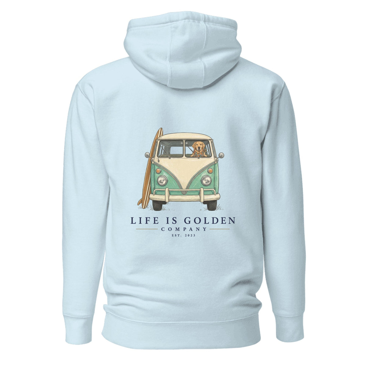 The Board Rider Hoodie — Sky Blue