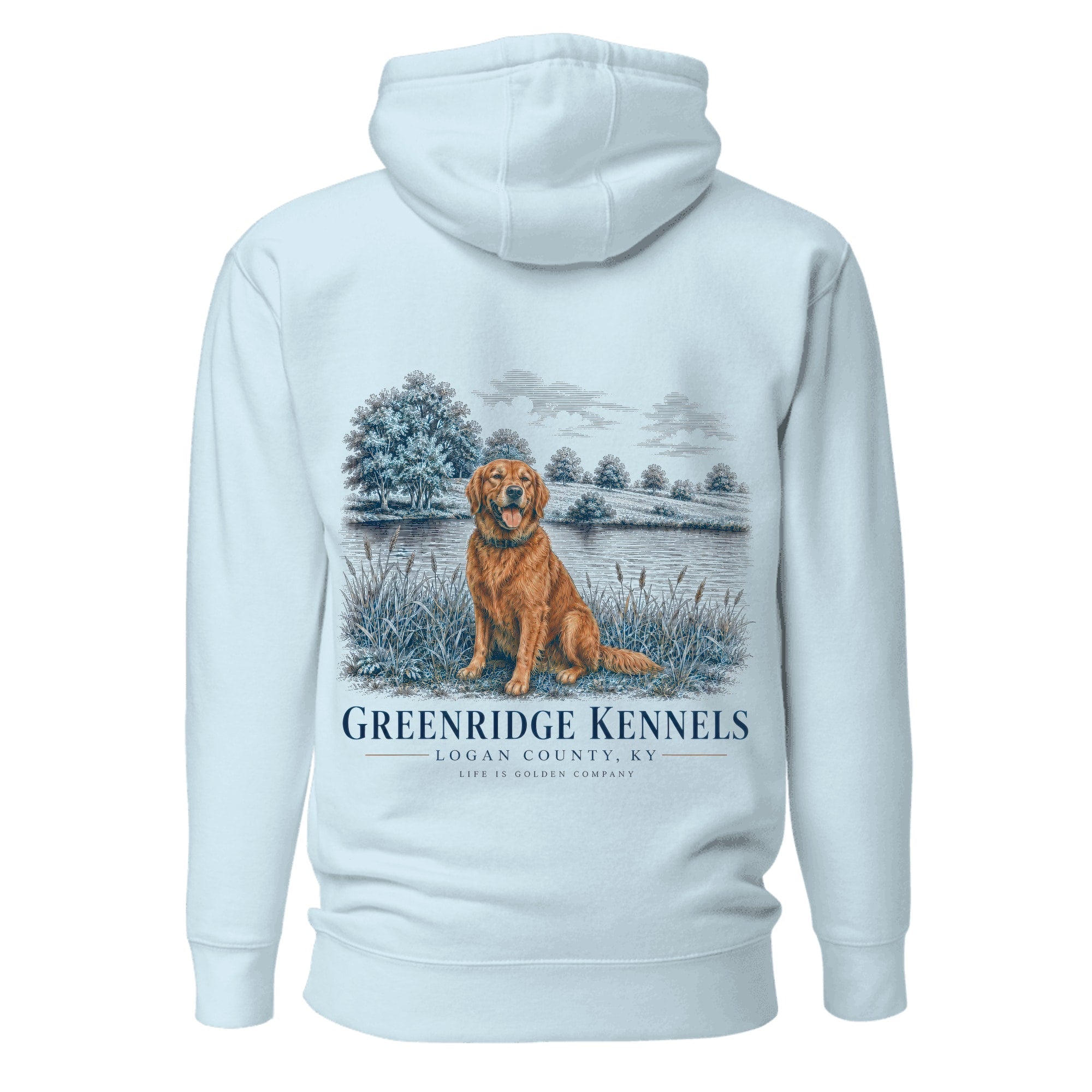 The Still Water Hoodie — Sky Blue