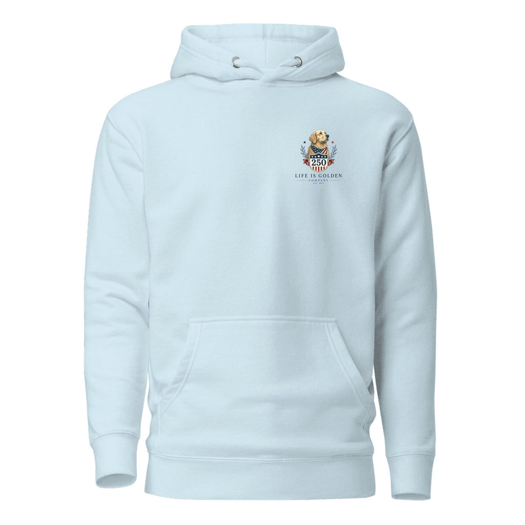 Surfer's Delight Hoodie — Sky Blue (front)