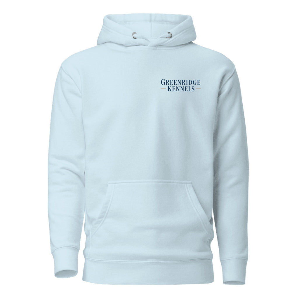 The Still Water Hoodie — Sky Blue (front)