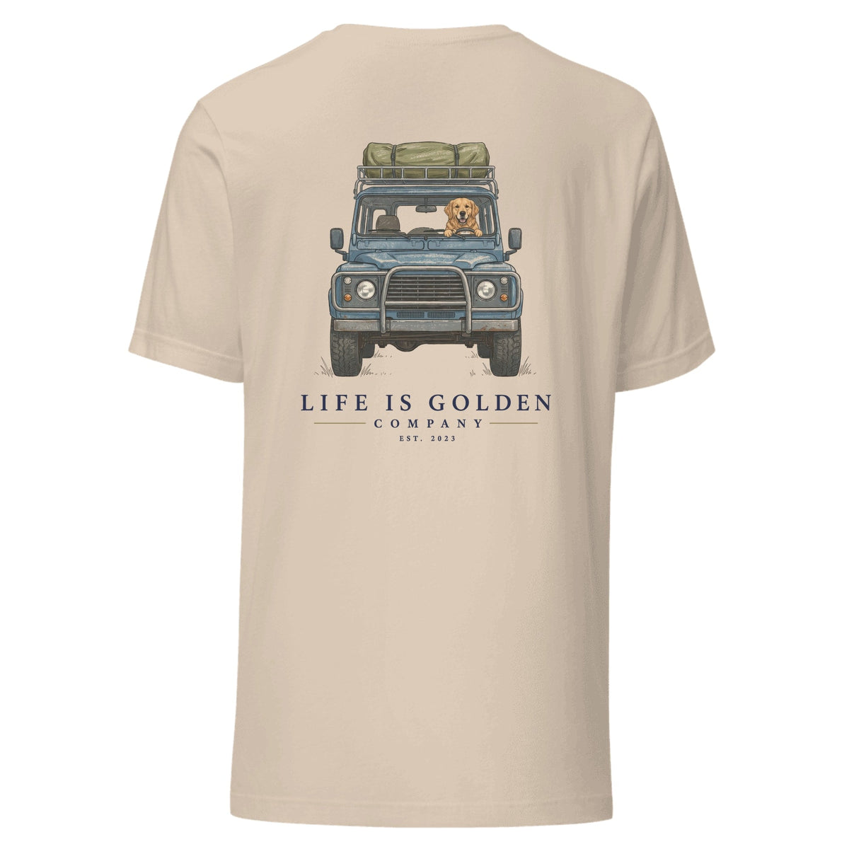 The Base Camp Tee — Soft Cream