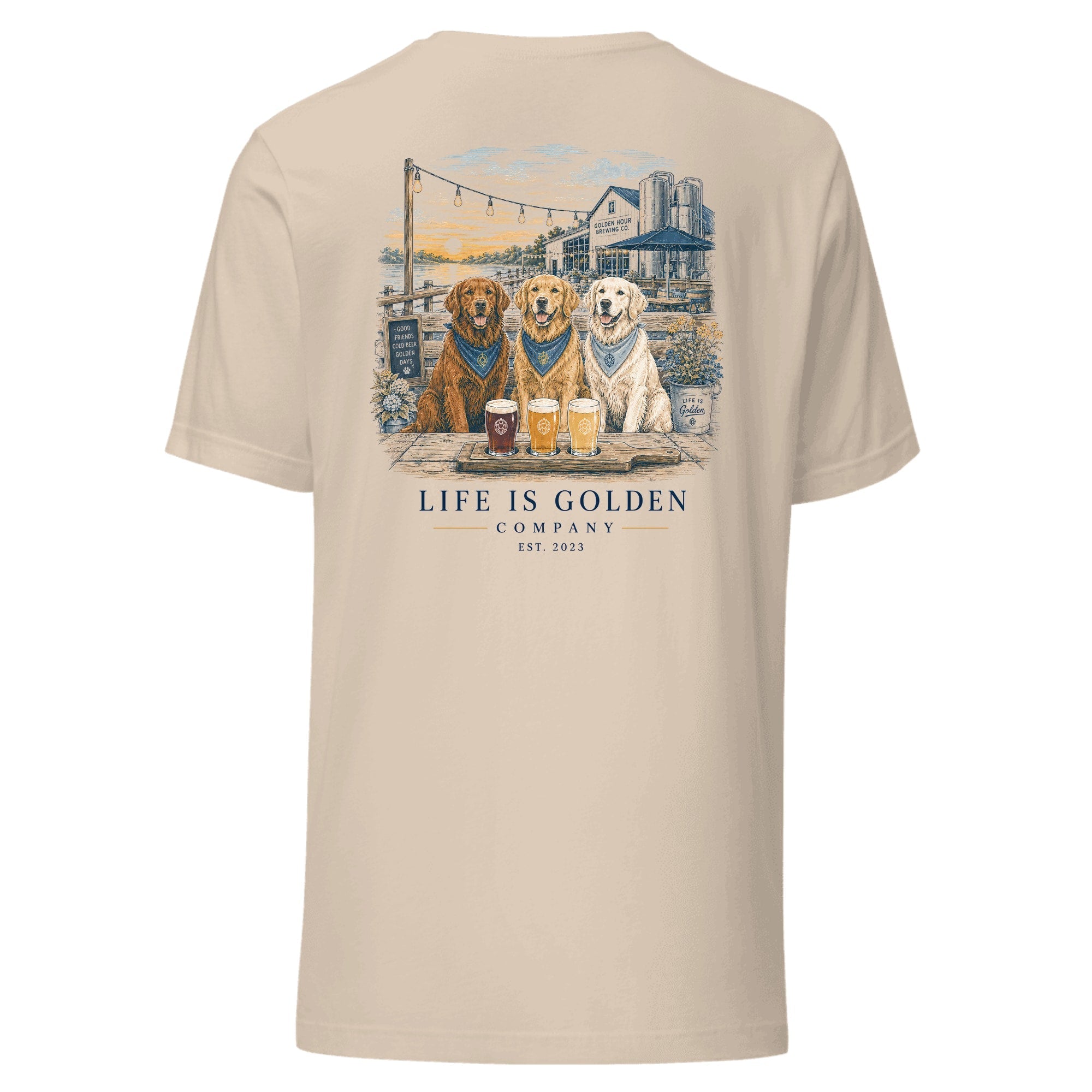 The Flight Night Tee — Soft Cream