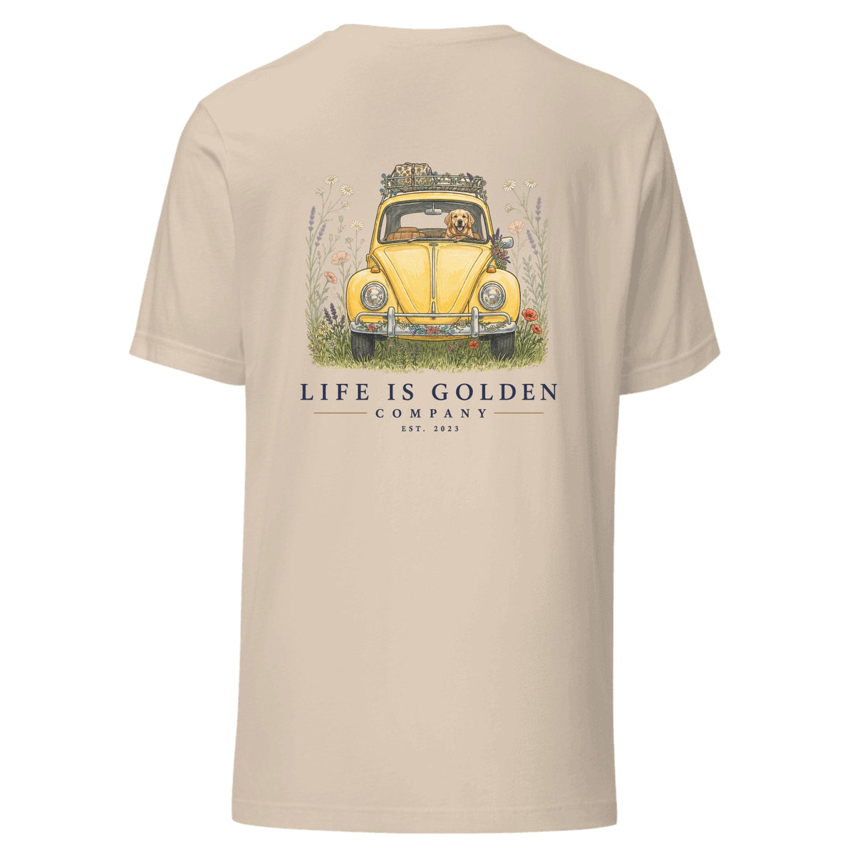 The Wildflower Detour II Tee — Soft Cream