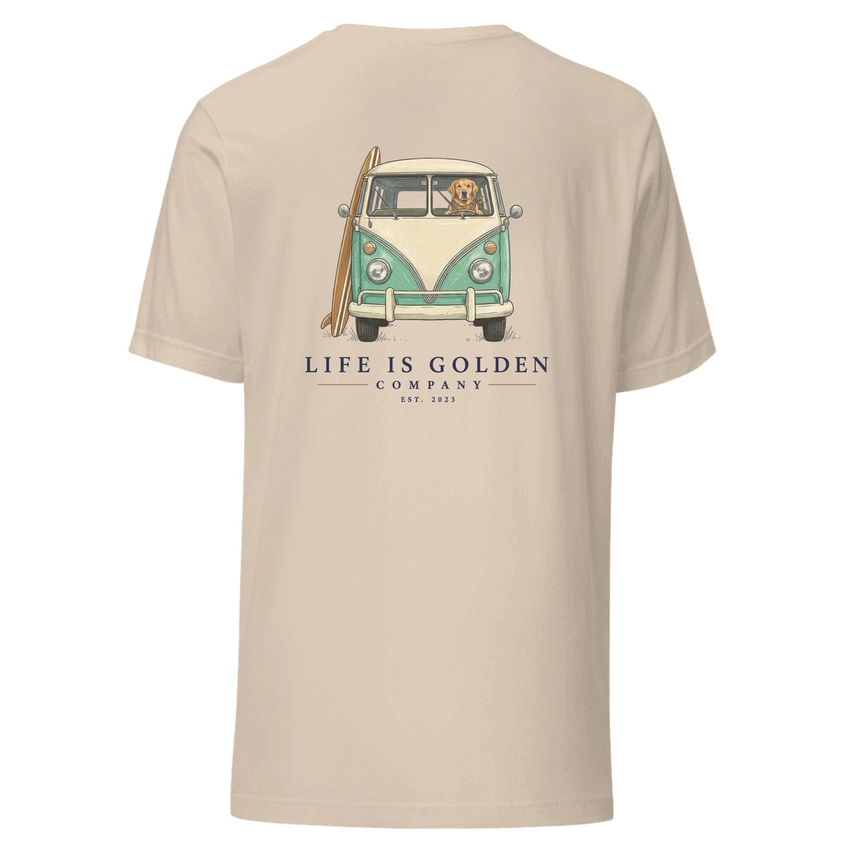 The Board Rider Tee — Soft Cream