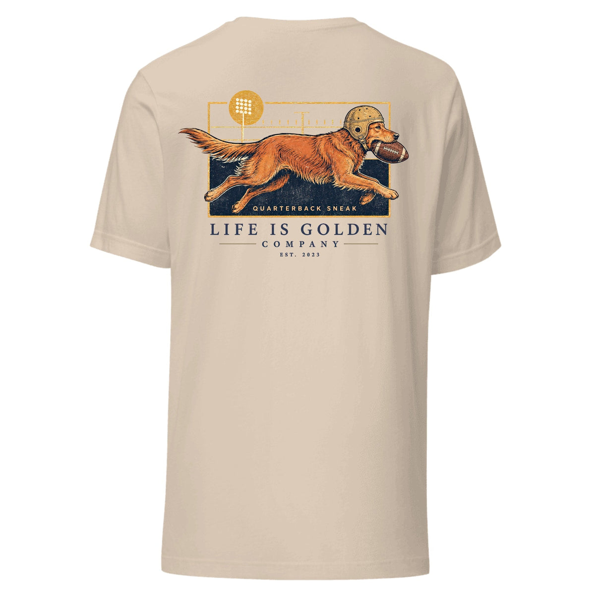 The Goal Line Tee — Soft Cream