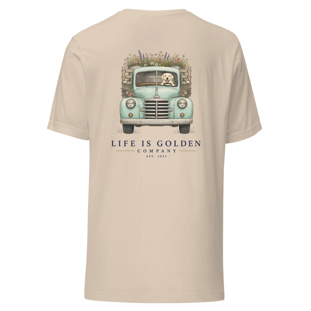 The Market Run Tee — Soft Cream